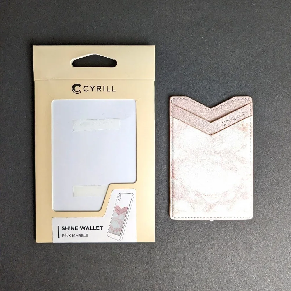 Cyrill Shine Wallet Pink Marble